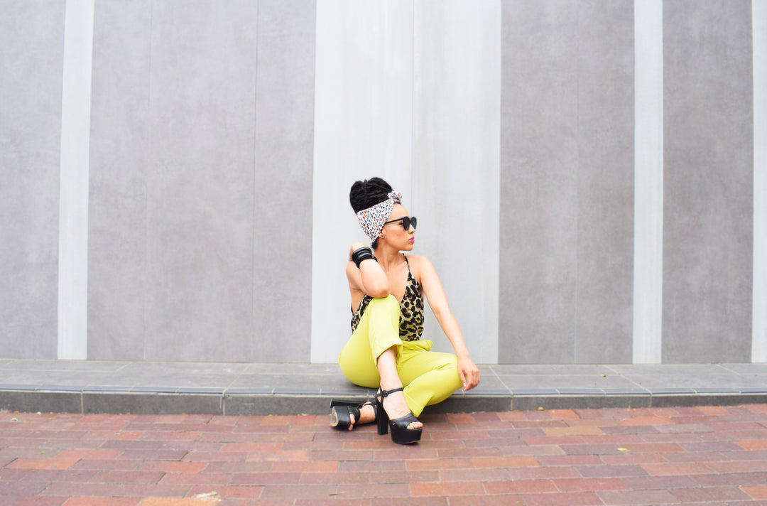 Lime Green Pants.How to Style Them in a Funky Way
