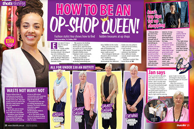 How to Be an Op-Shop Queen! Fernanda Covarrubias speaks to That’s Australia.