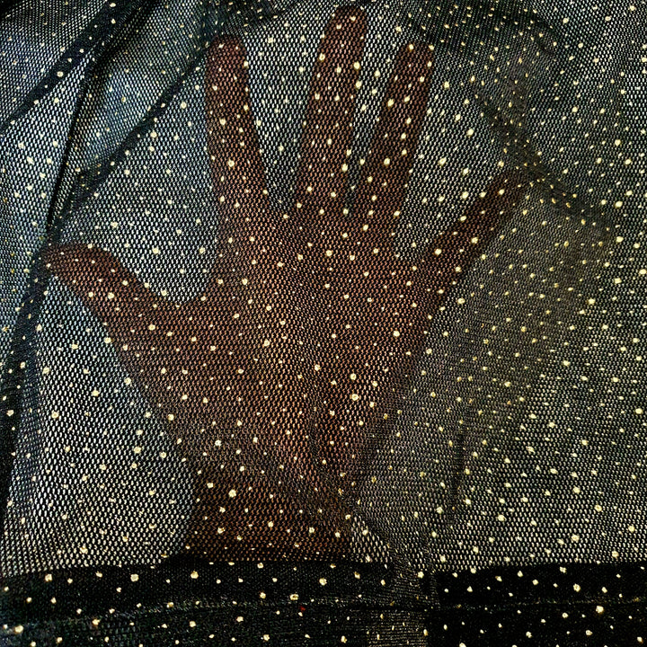 Jolly Dress Black Gold Dots