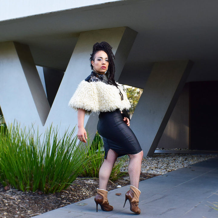 Agnes Wool Cape