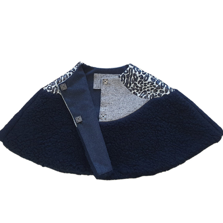 Agnes Wool Cape Black.