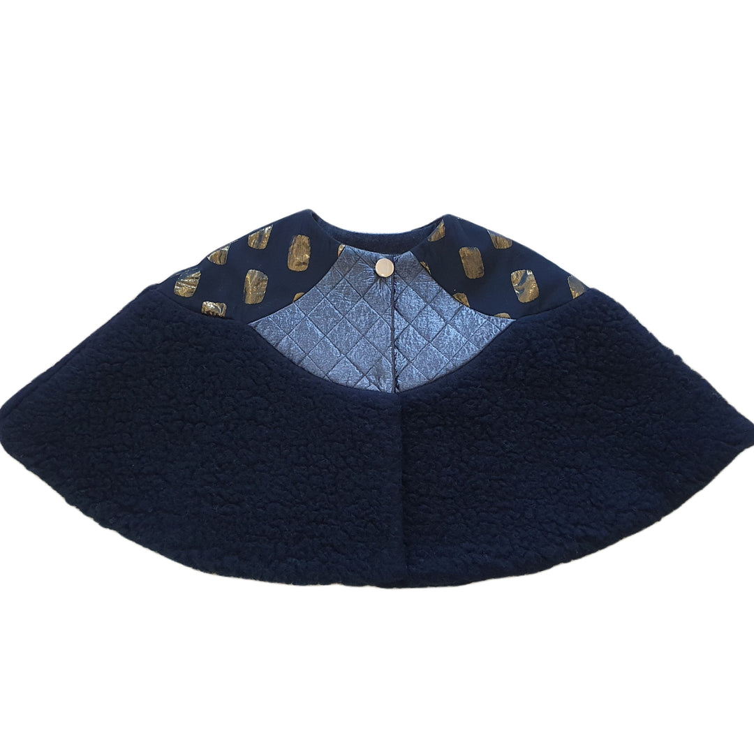 Agnes Wool Cape Black.
