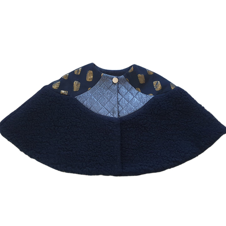 Agnes Wool Cape Black.