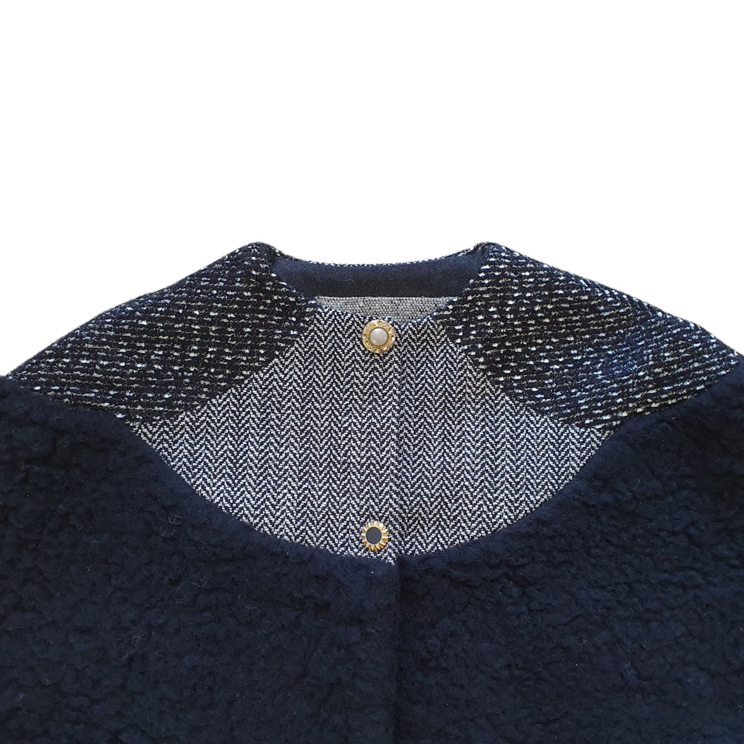 Agnes Wool Cape Black.