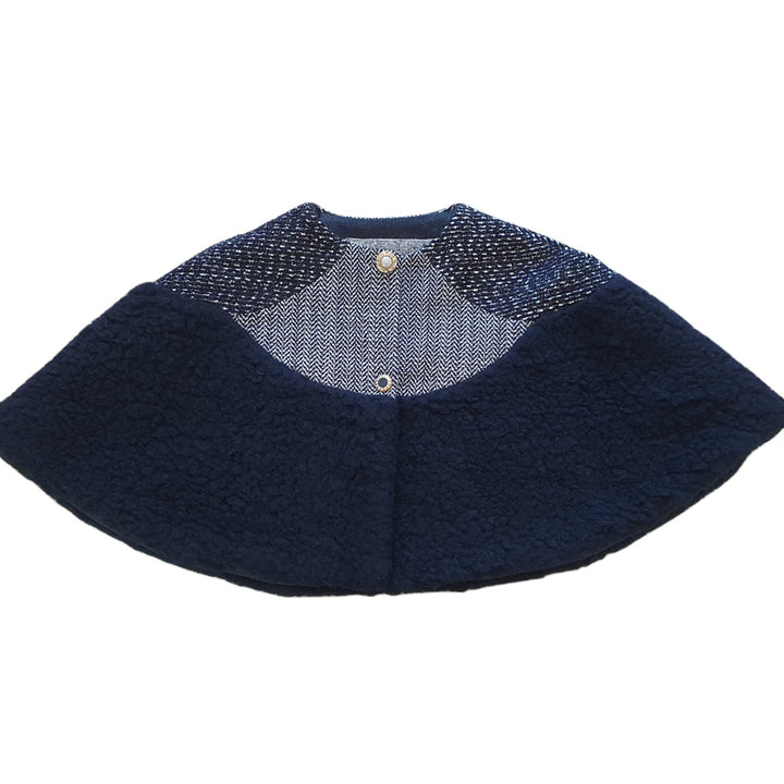 Agnes Wool Cape Black.