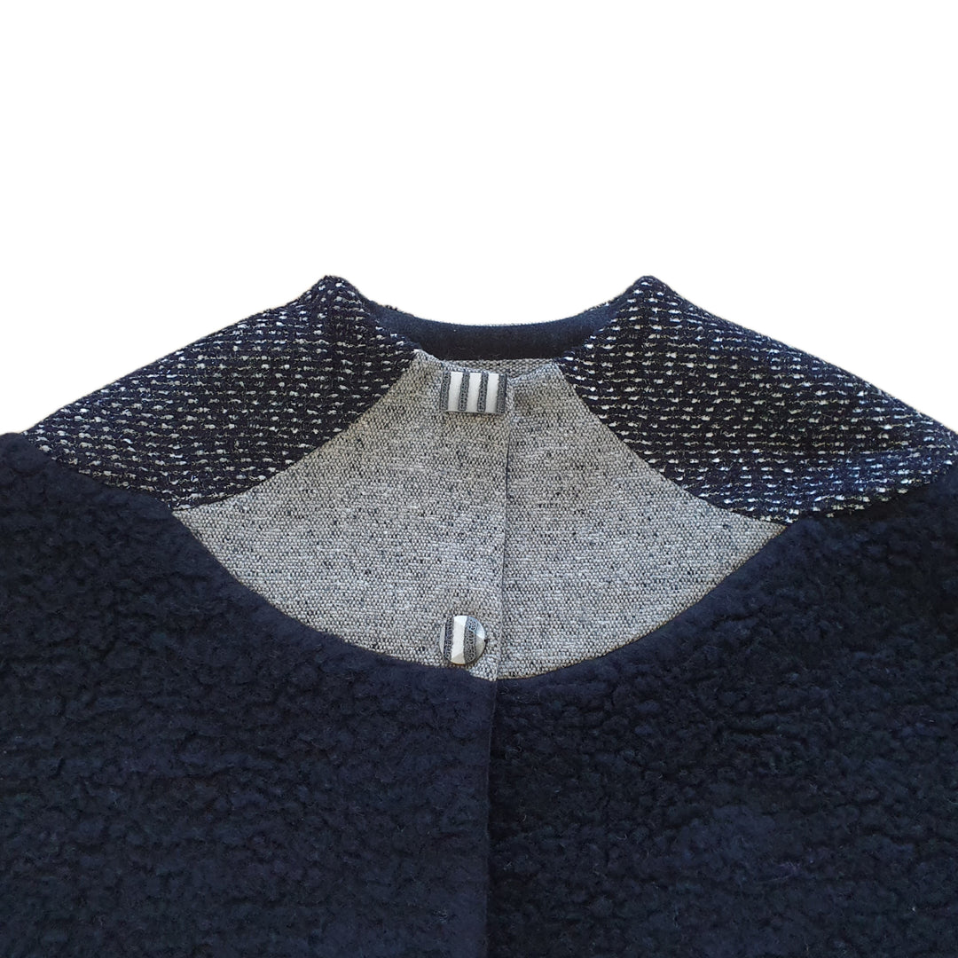 Agnes Wool Cape Black.