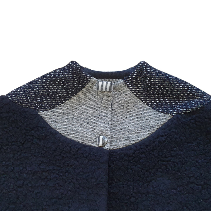 Agnes Wool Cape Black.