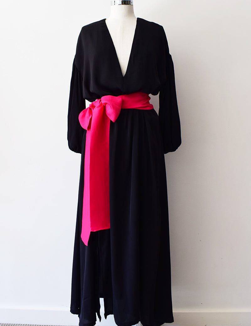 Forever Dress. Black Silk